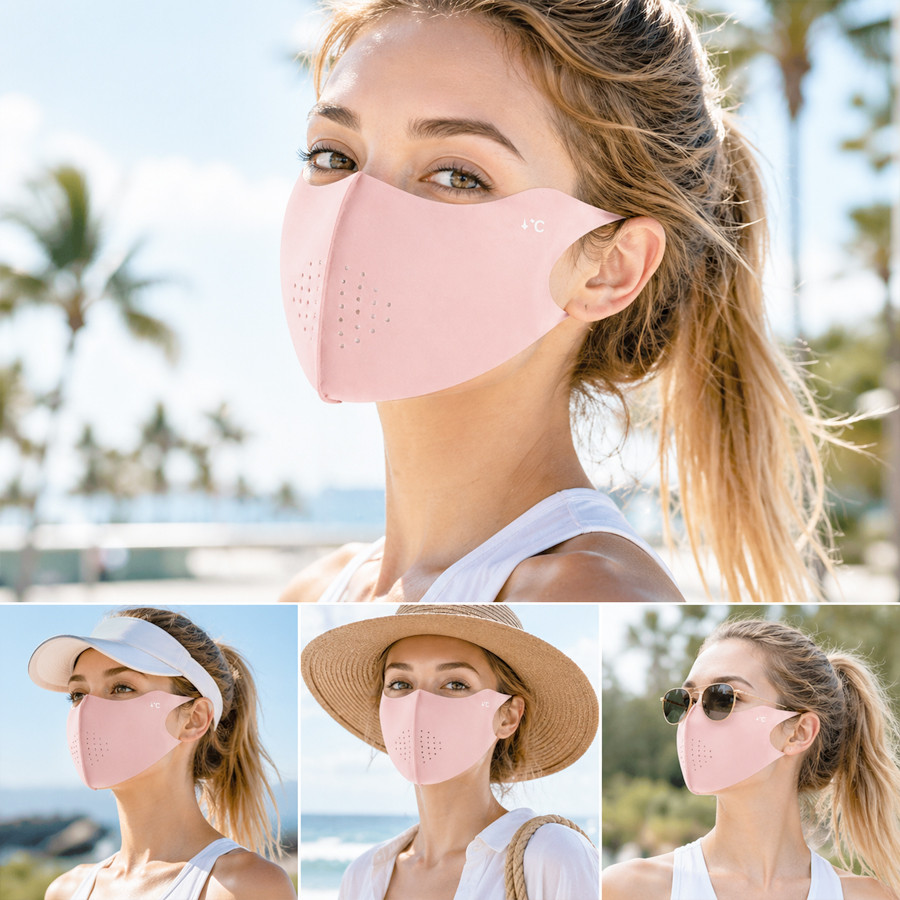 Cooling Summer Sun Mask Outdoo - Sports Mask Breathable のレビューと価格