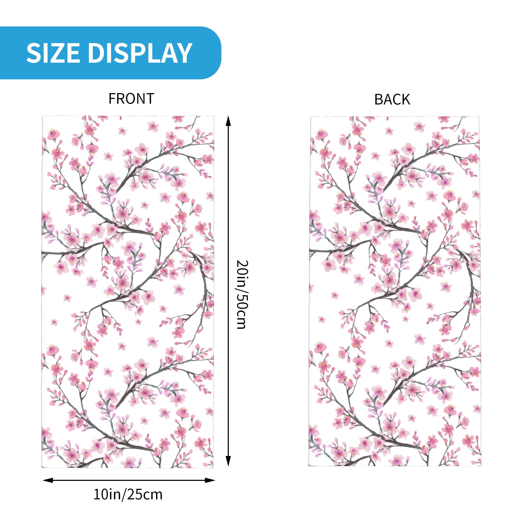 Japan Sakura Cherry Blossoms w - Neck Gaiter Face Cover のレビューと価格