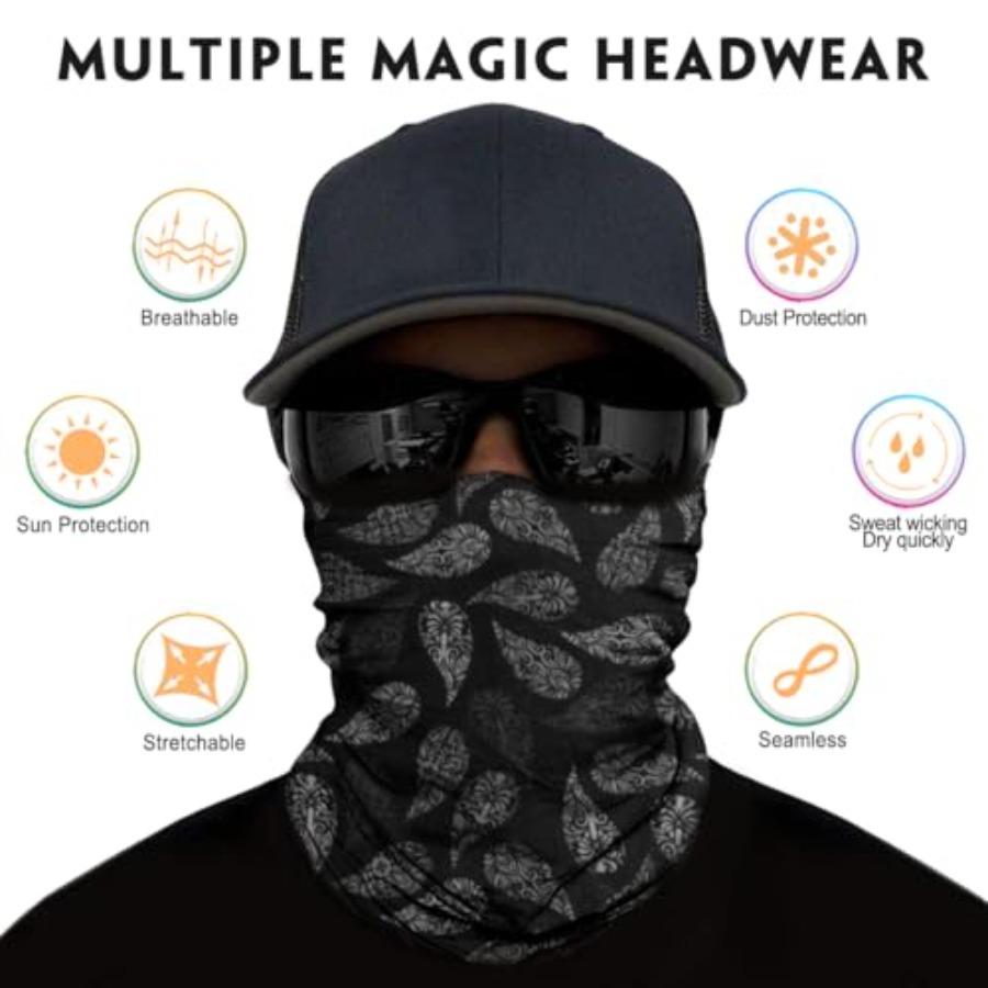 Neck Gaiter for Men Women Head - Neck Gaiter Face Cover のレビューと価格
