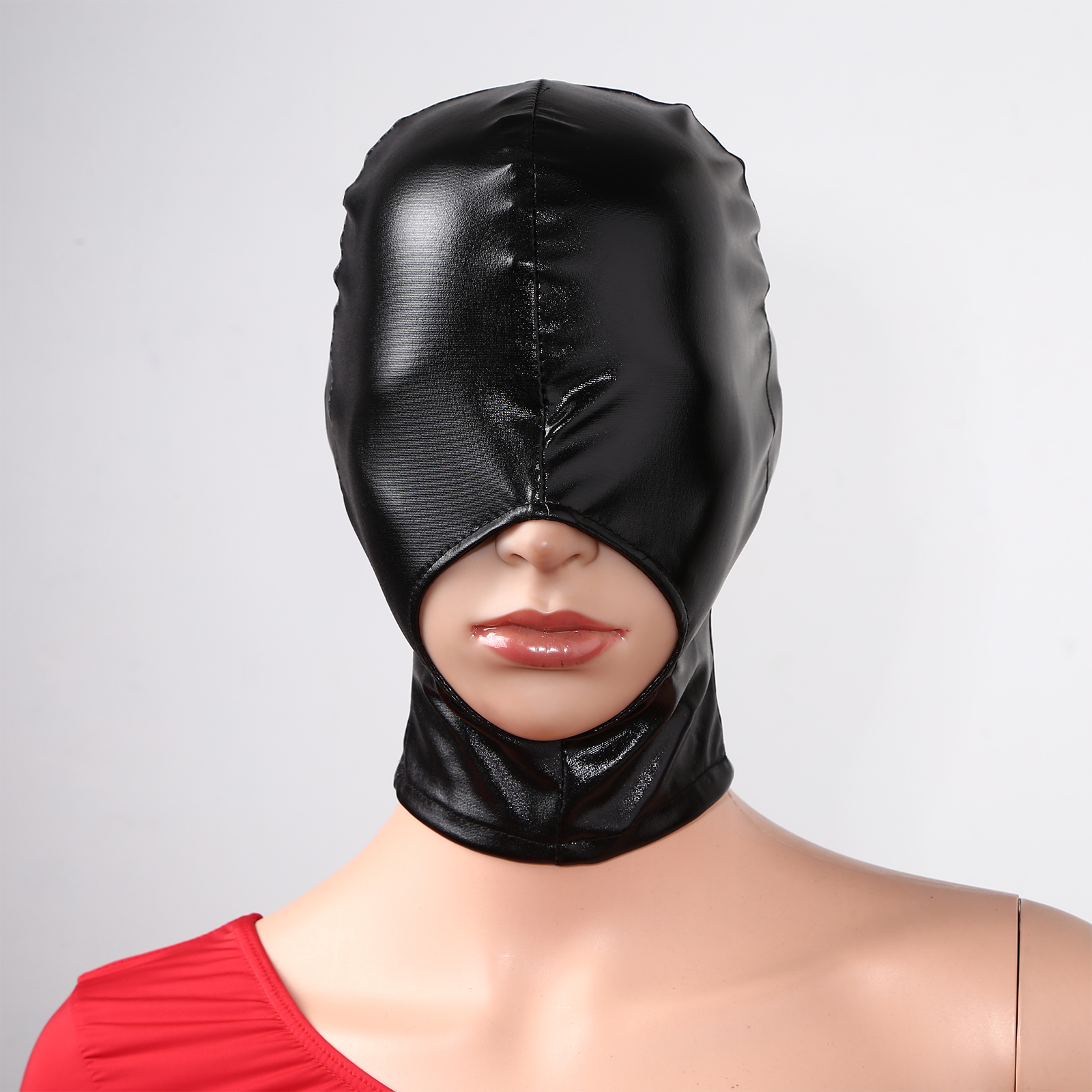 Adult Men Women Black Leather  - Black Face Mask Pack のレビューと価格