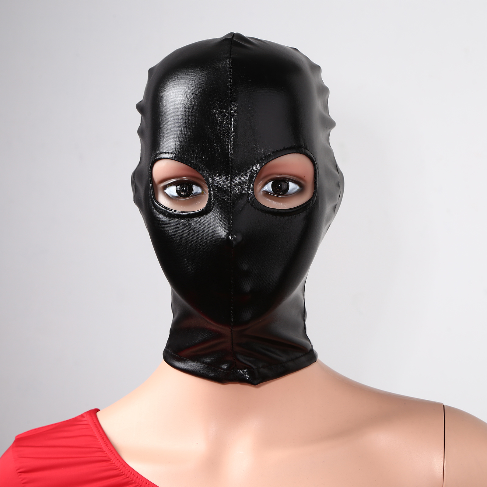 Adult Men Women Black Leather  - Black Face Mask Pack のレビューと価格