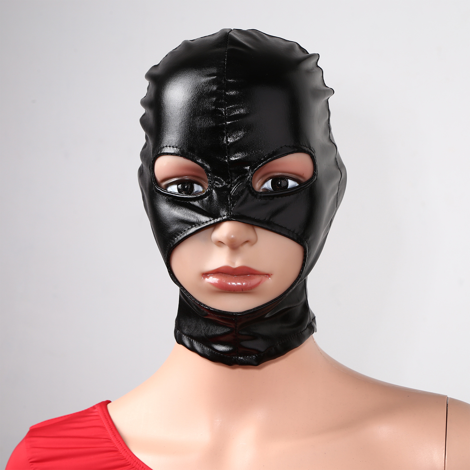 Adult Men Women Black Leather  - Black Face Mask Pack のレビューと価格