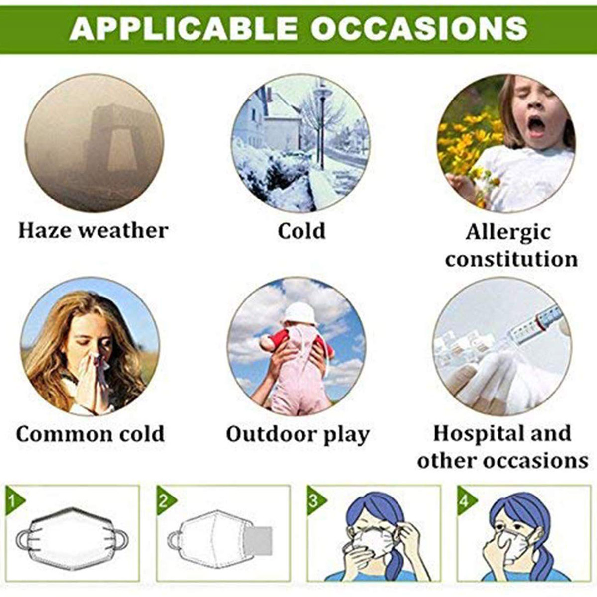 Adjustable Face Mask Anti-dust - Pm2.5 Filter Insert のレビューと価格