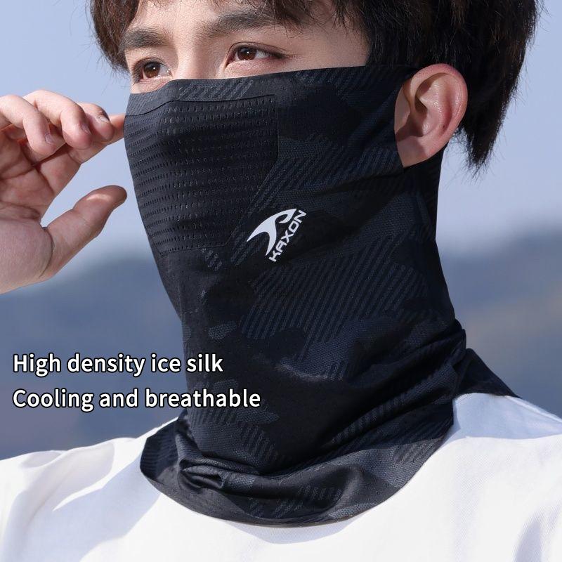 Ice Silk Summer Face Mask with - Sports Mask Breathable のレビューと価格