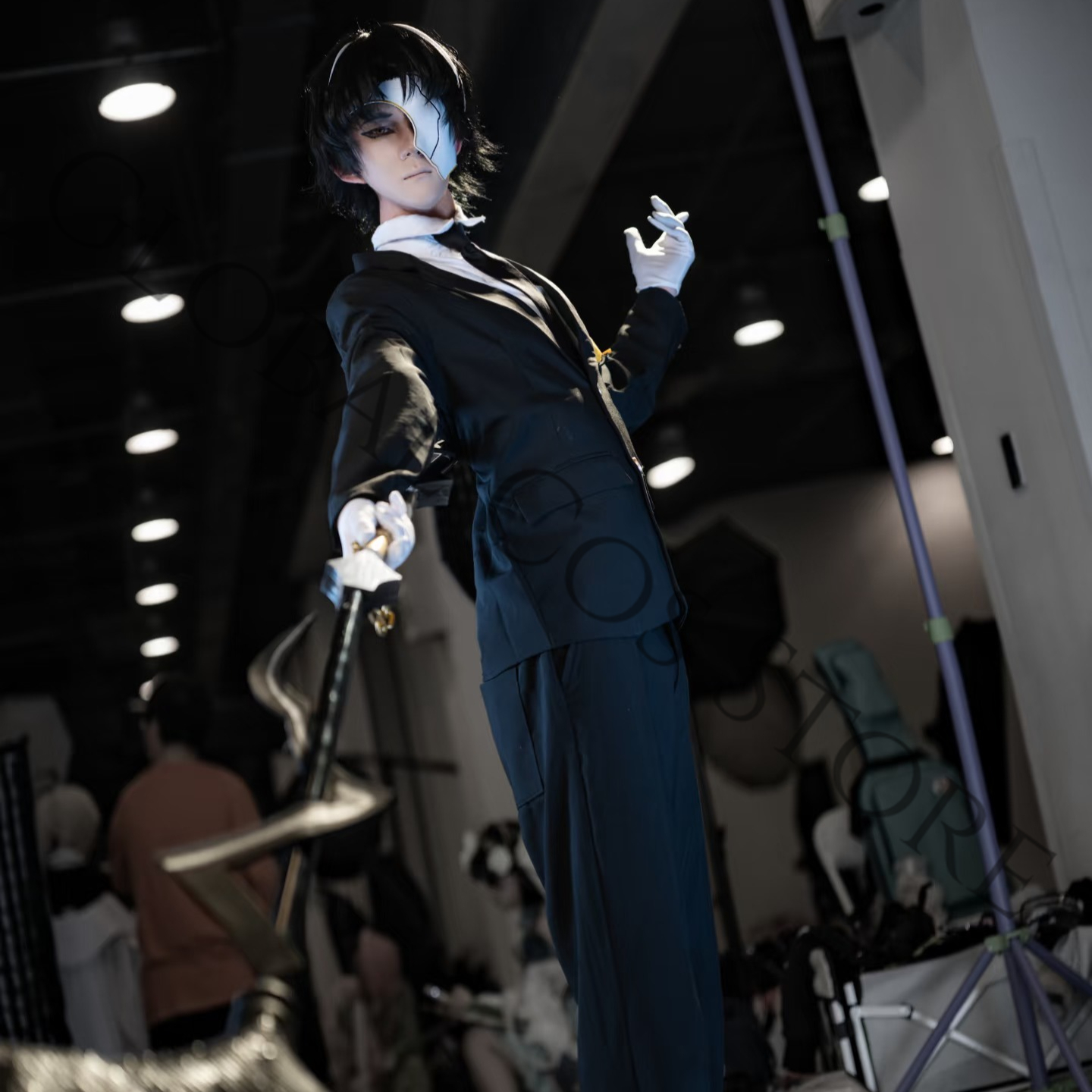Game Character Rien Cosplay Co - Black Face Mask Pack のレビューと価格