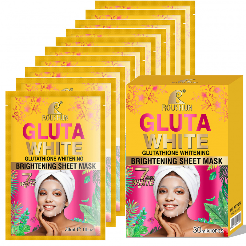 Gluta White Facial Mask Facial - Face Mask Storage Box のレビューと価格