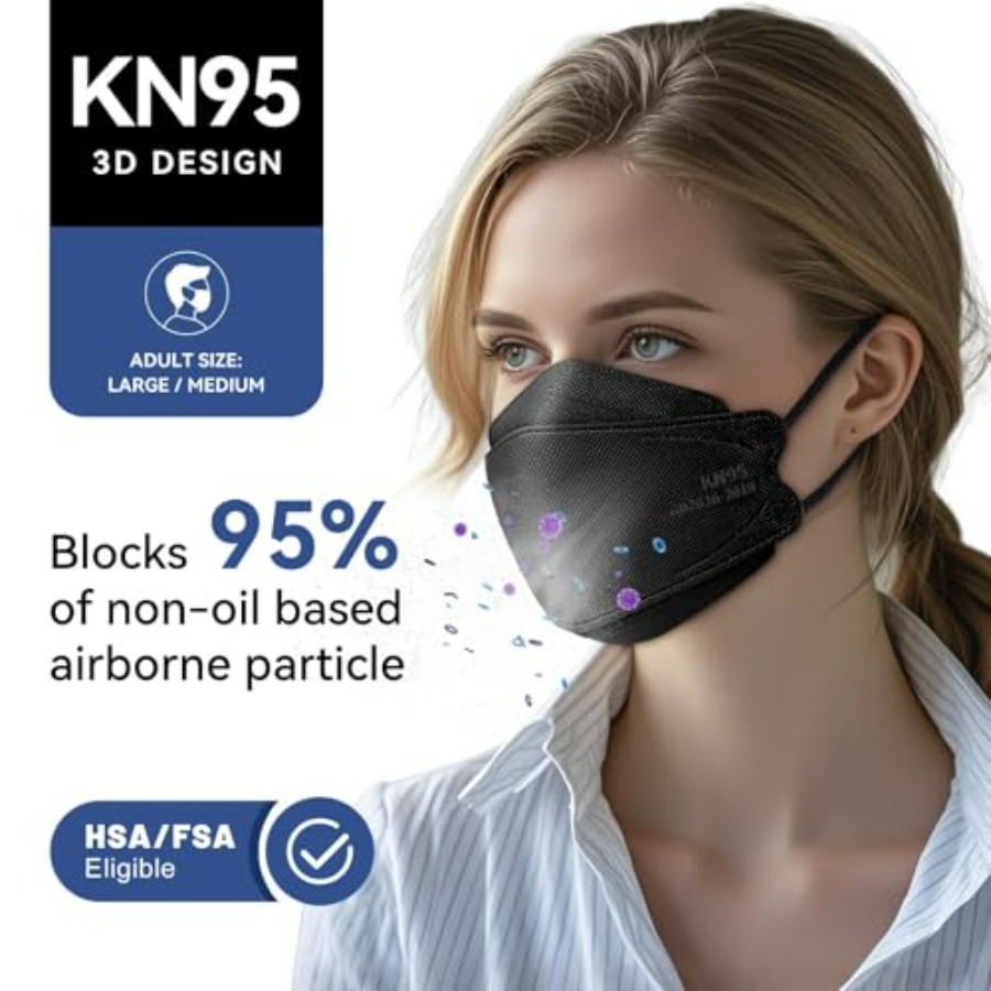 KN95 Face Mask Disposable Adul - Kn95 Respirator Mask のレビューと価格