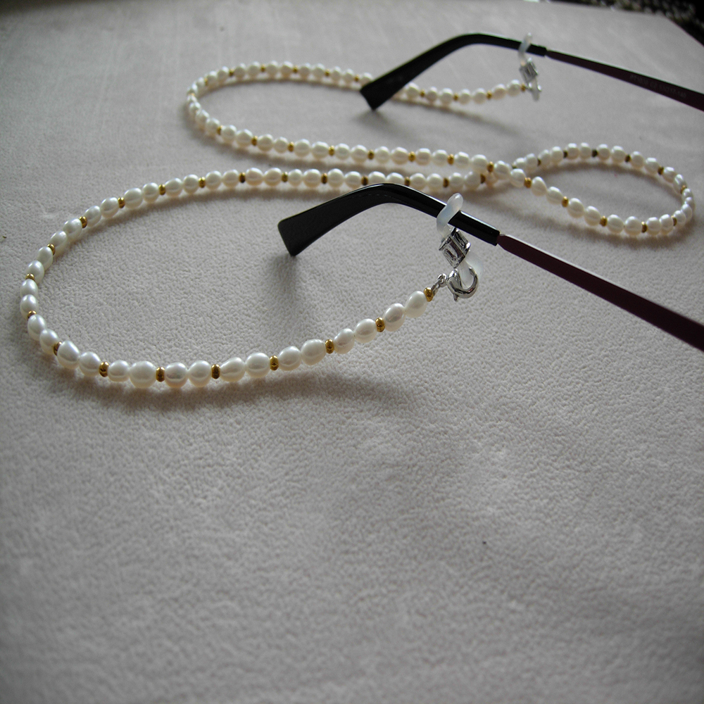 fashionable eyeglass beaded re - Mask Chain Holder のレビューと価格