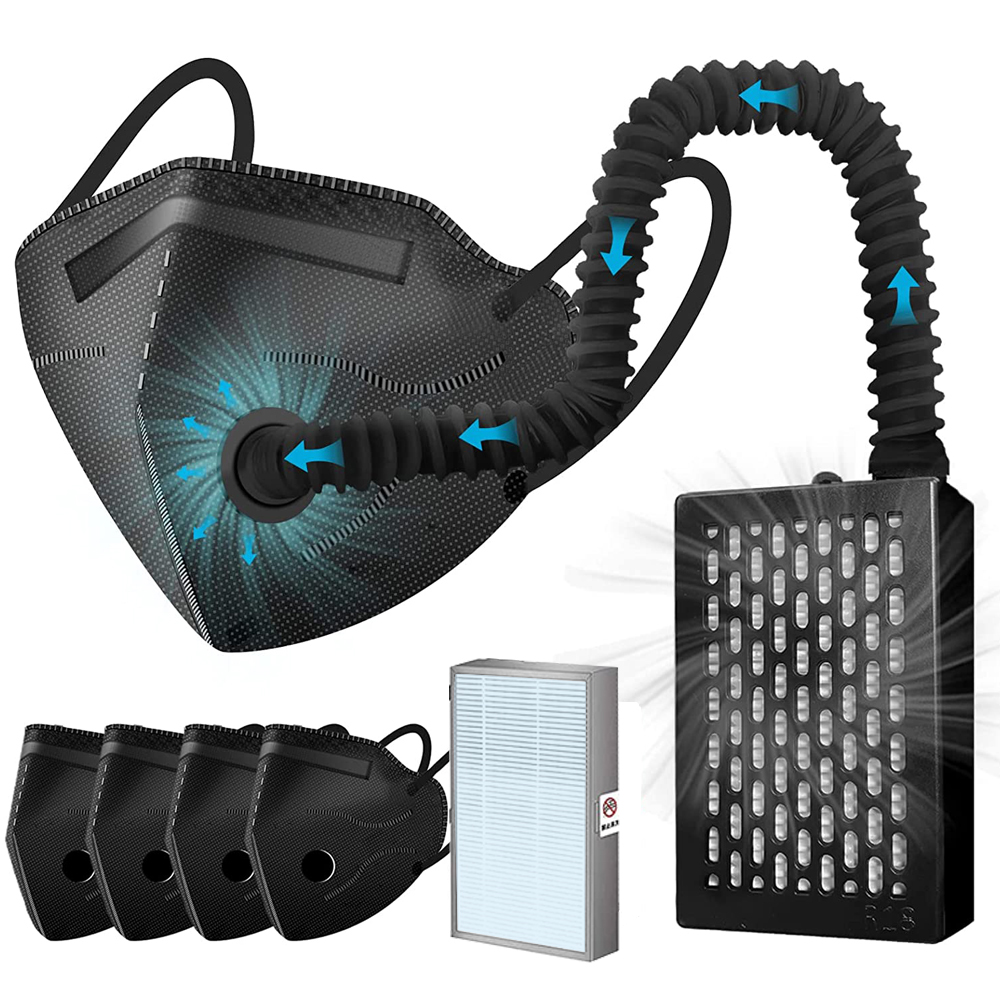 Electric KN95 Mask with Fan -  - Kn95 Respirator Mask のレビューと価格