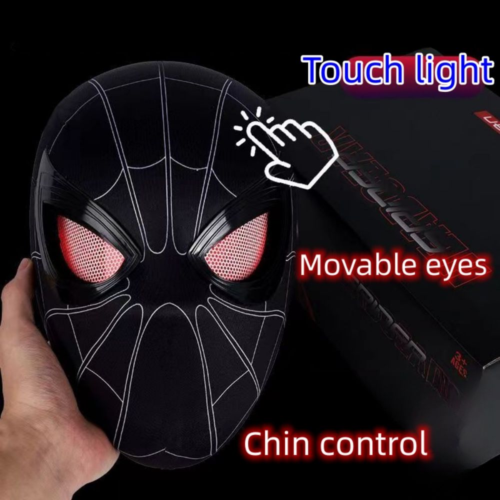 Movie Spidey Mask Eyes Glowing - Kids Face Mask のレビューと価格