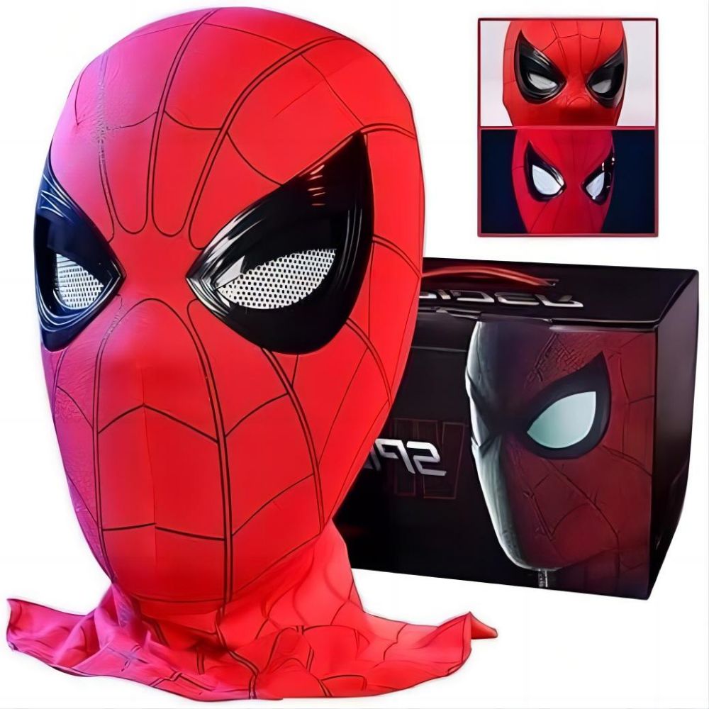 Movie Spidey Mask Eyes Glowing - Kids Face Mask のレビューと価格