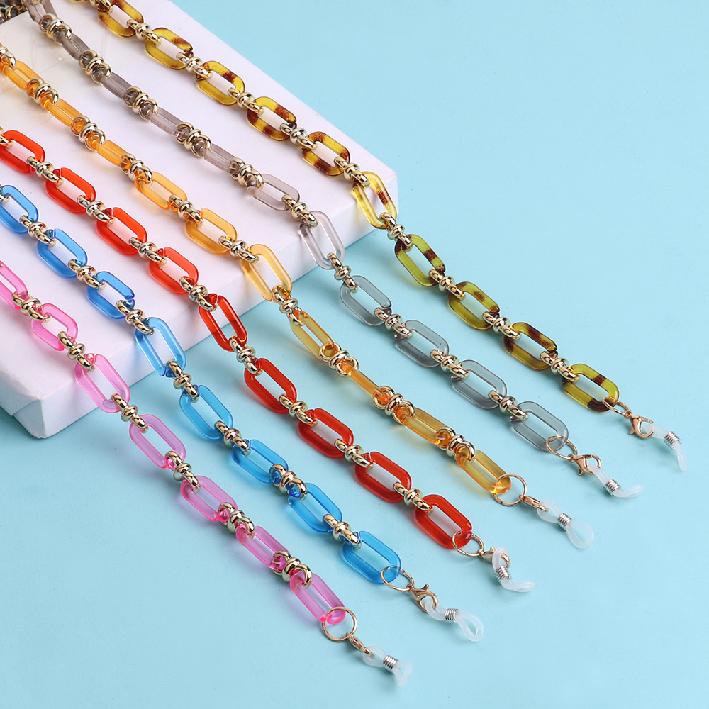 Colorful Transparent Link Acry - Mask Chain Holder のレビューと価格