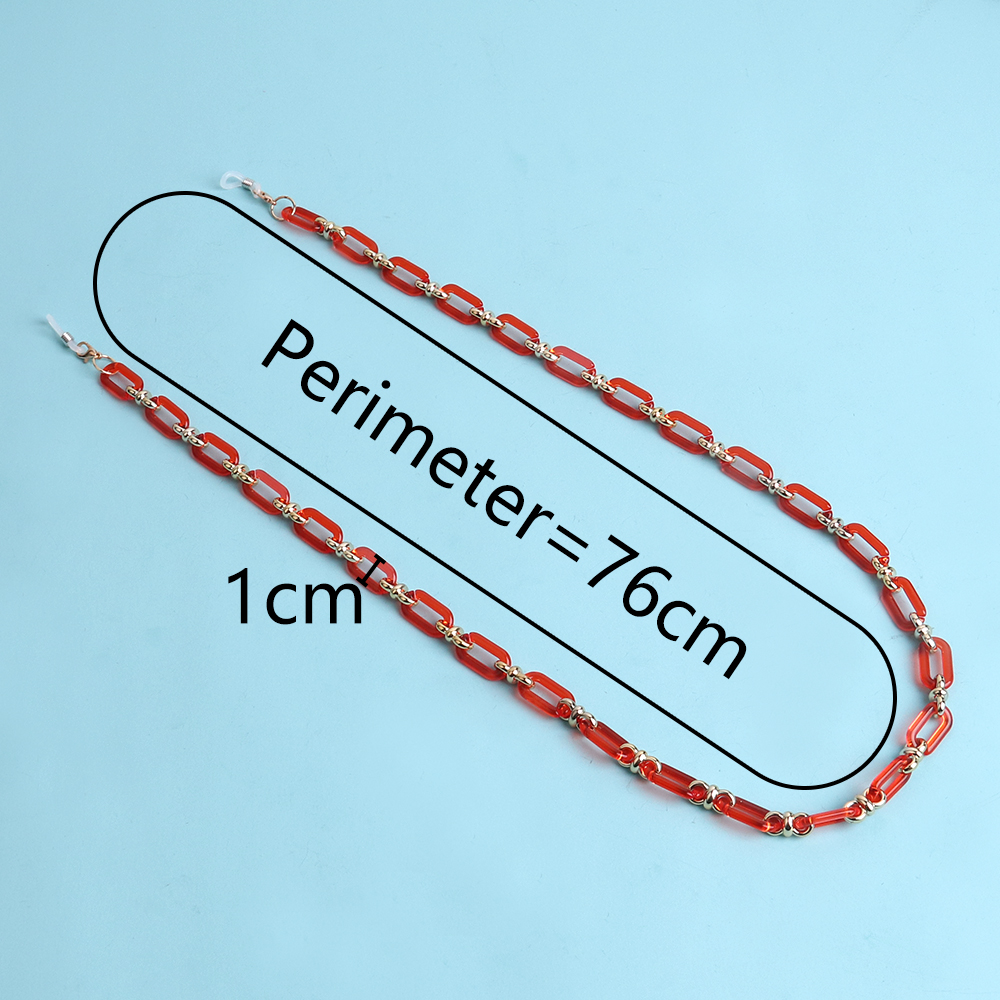Colorful Transparent Link Acry - Mask Chain Holder のレビューと価格