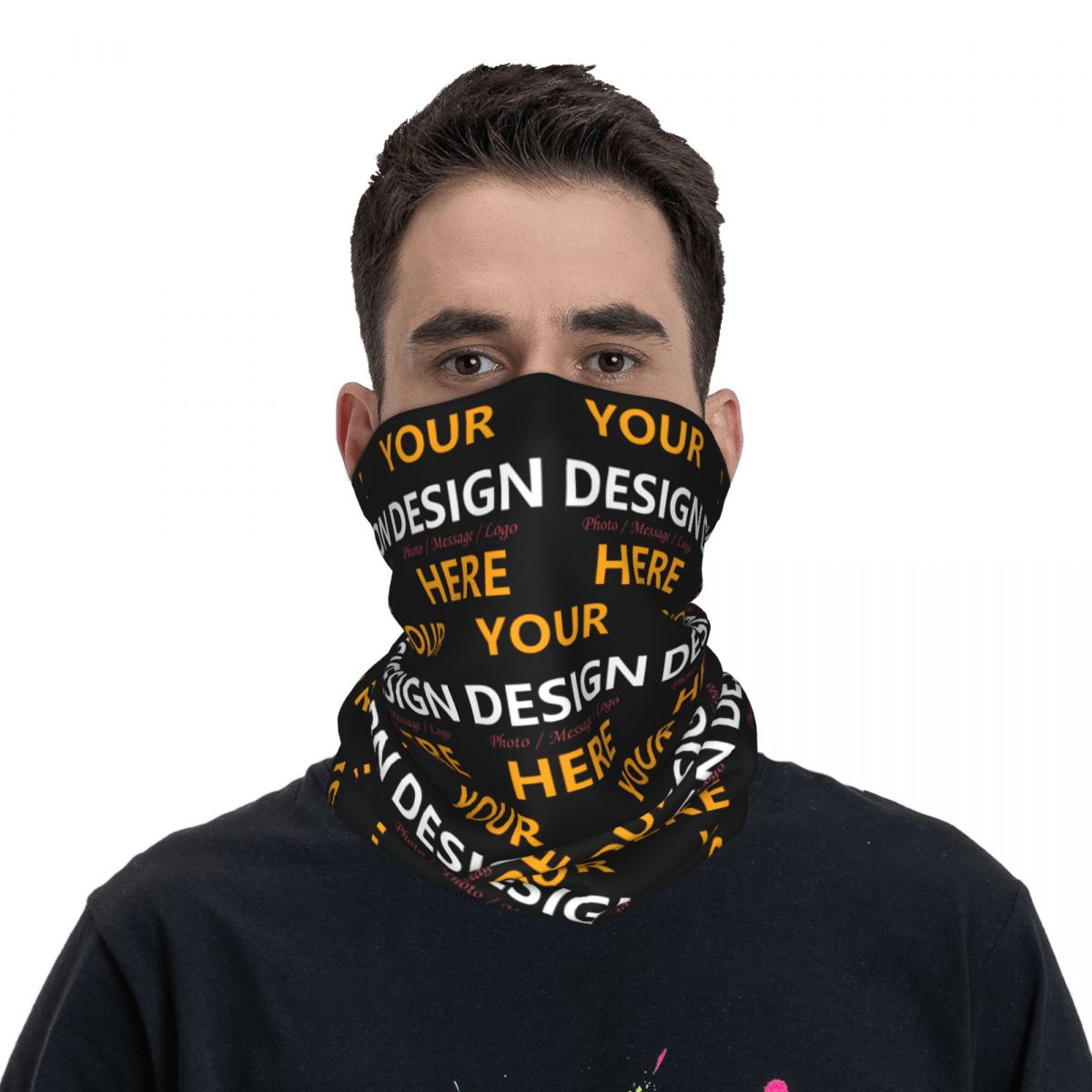 Custom Your Design Here Bandan - Neck Gaiter Face Cover のレビューと価格