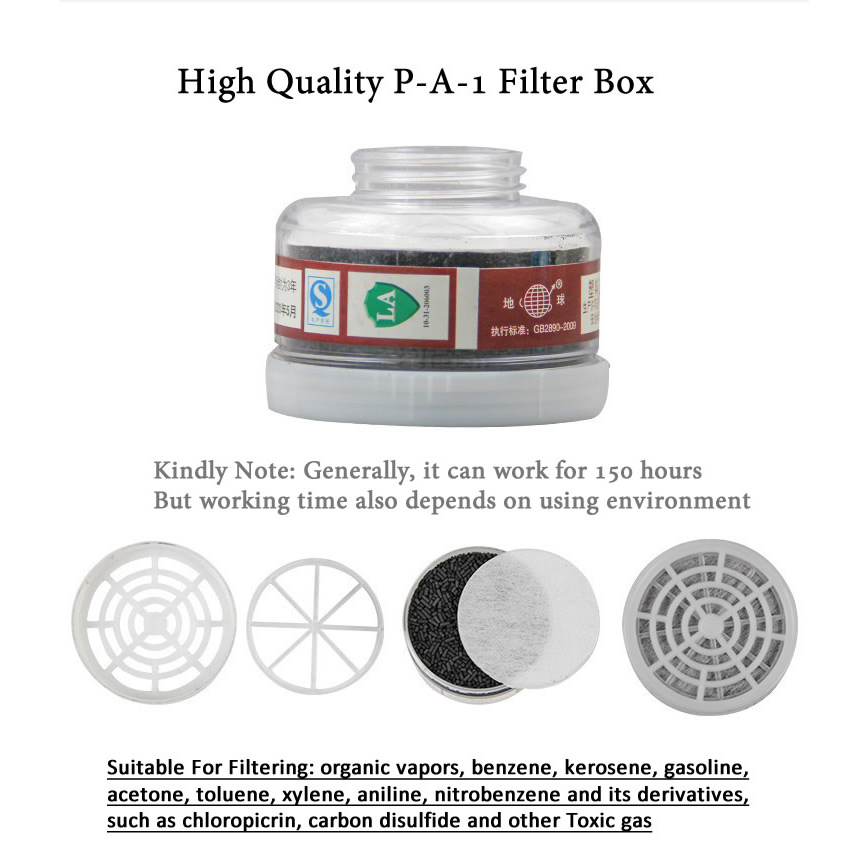 1pcs RD40 40mm Round Gas Mask  - Face Mask Storage Box のレビューと価格
