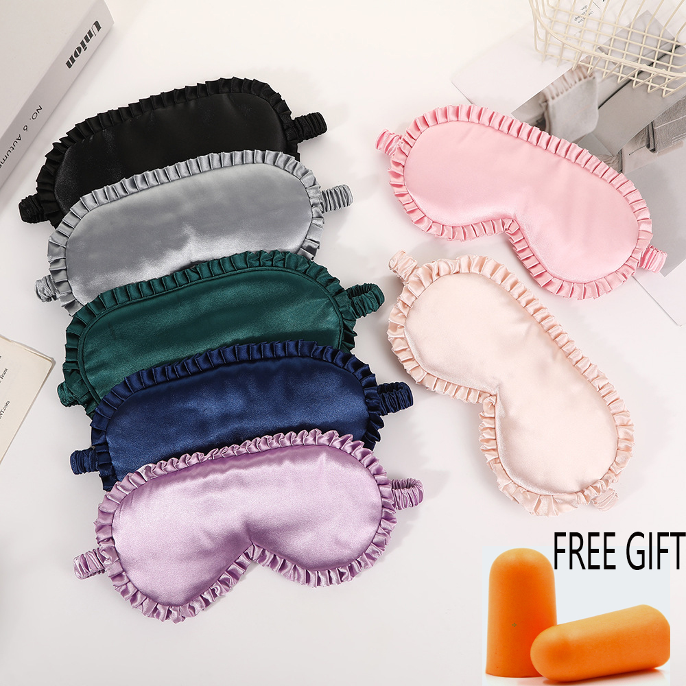 1pcs Premium Silk Eye Mask wit - Mask Lanyard Adjustable のレビューと価格
