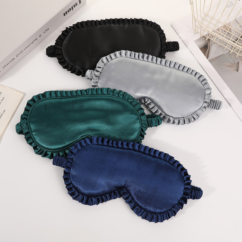 1pcs Premium Silk Eye Mask wit - Mask Lanyard Adjustable のレビューと価格