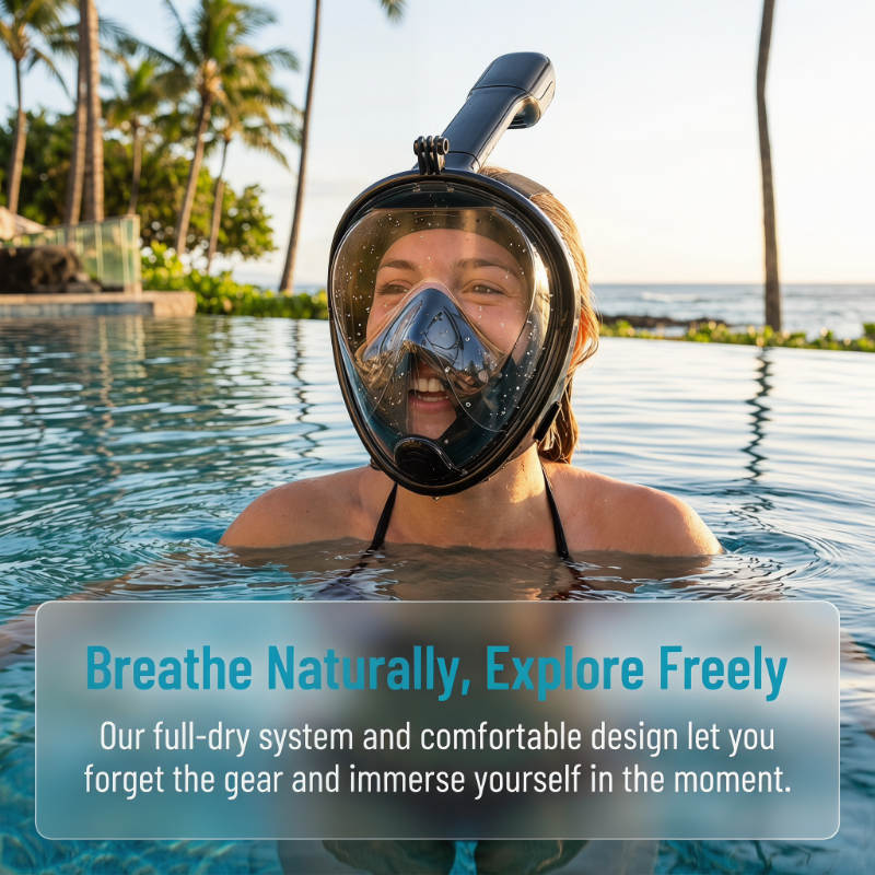 Safe Waterproof Snorkeling Div - Anti Pollution Mask のレビューと価格
