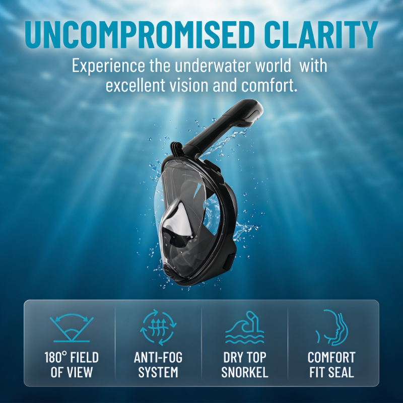 Safe Waterproof Snorkeling Div - Anti Pollution Mask のレビューと価格
