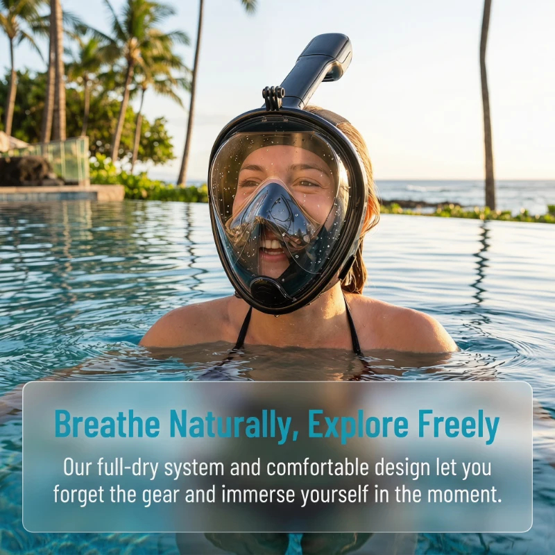 Underwater Scuba Anti Fog Full - Anti Pollution Mask のレビューと価格