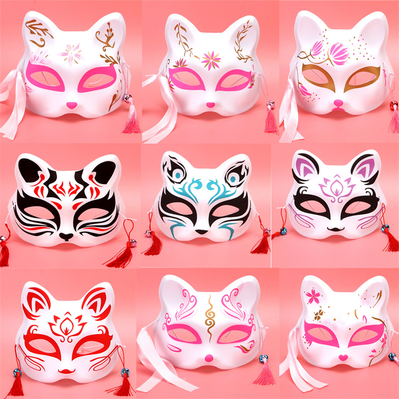 Japanese Fox Mask Half Face Ha - Respirator Half Face のレビューと価格
