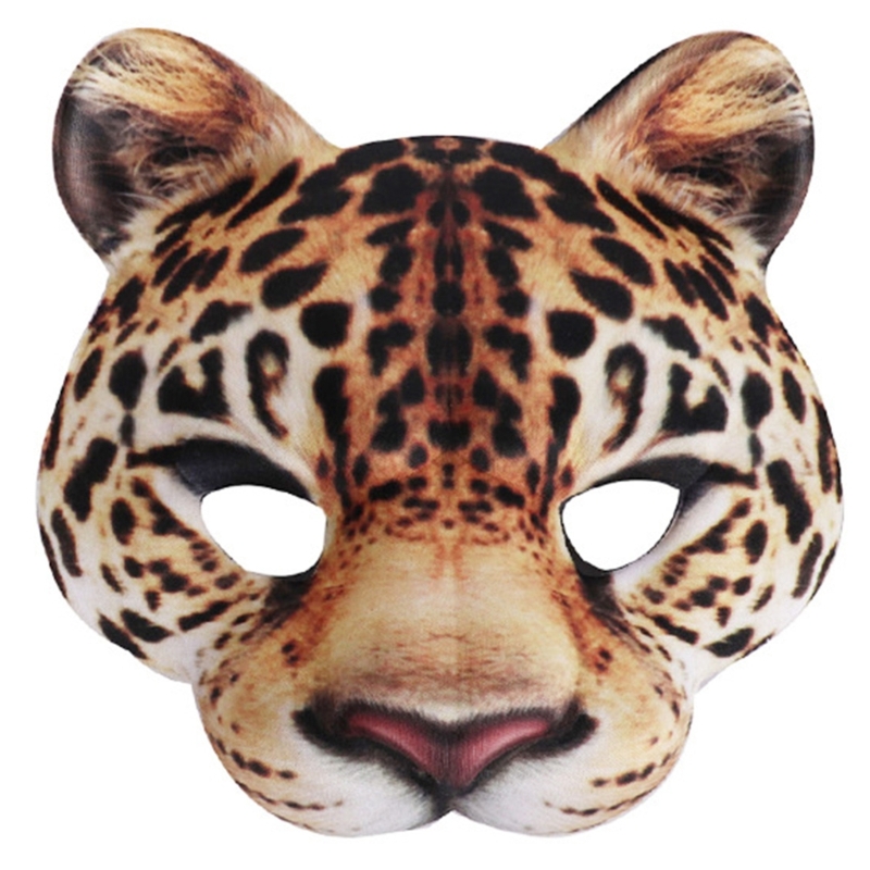 Leopard Mask Party Mask Dress  - Respirator Half Face のレビューと価格