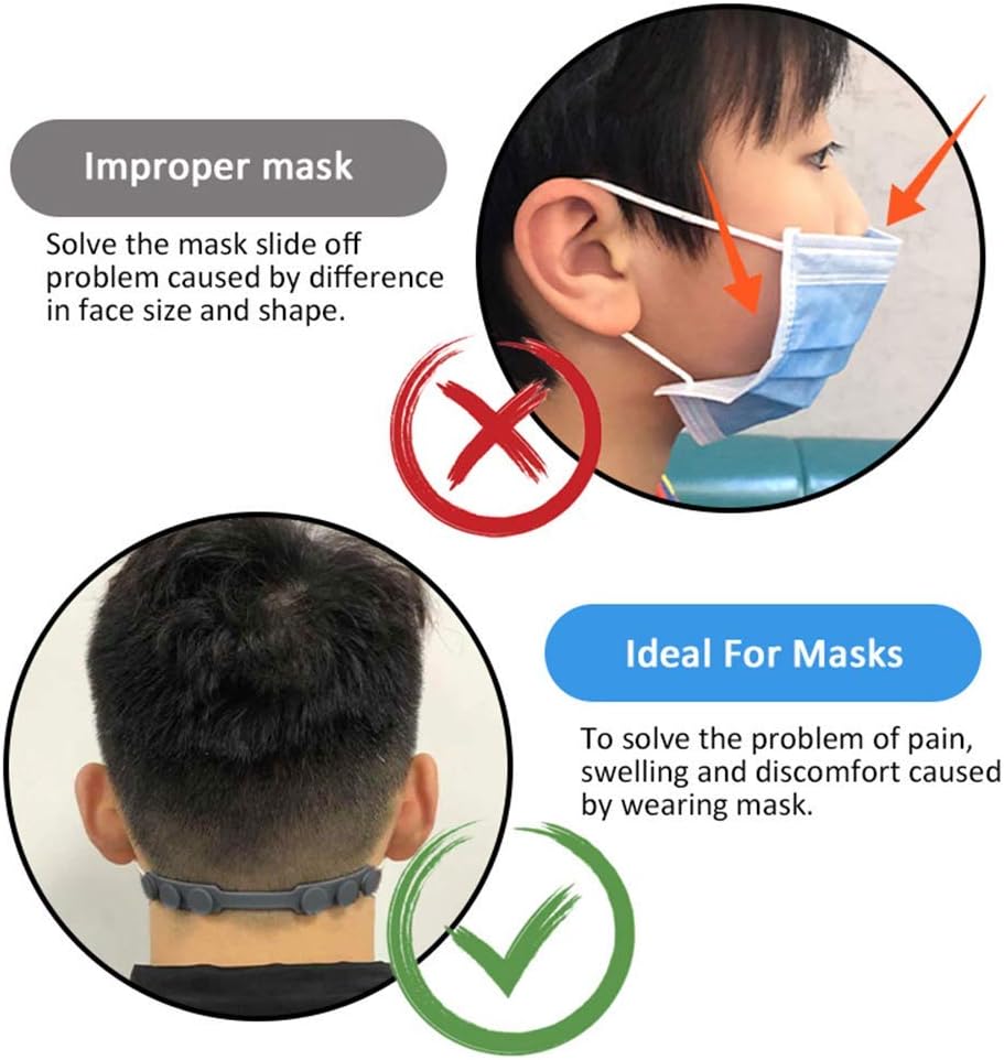 4 Pcs Silicone Ear Savers for  - Mask Ear Saver Strap のレビューと価格