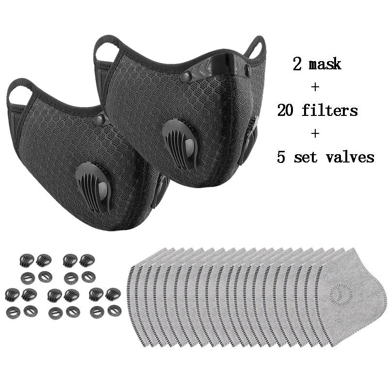 Cycling Face Mask with Filter  - Dust Mask Construction のレビューと価格