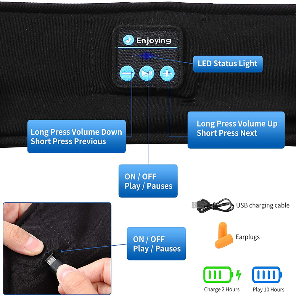 Sleep Eye Mask with Bluetooth  - Mask Lanyard Adjustable のレビューと価格