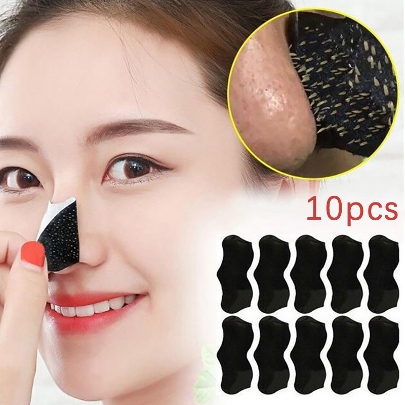 10Pcs Unisex Blackhead Remove  - Black Face Mask Pack のレビューと価格
