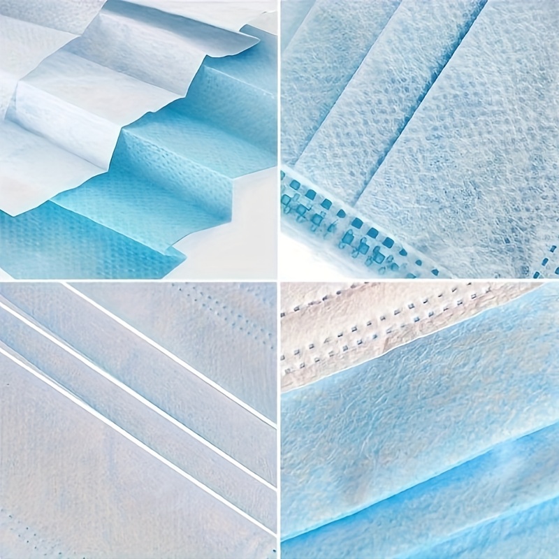 200Pcs Thickened Blue Disposab - Disposable Mask Blue のレビューと価格