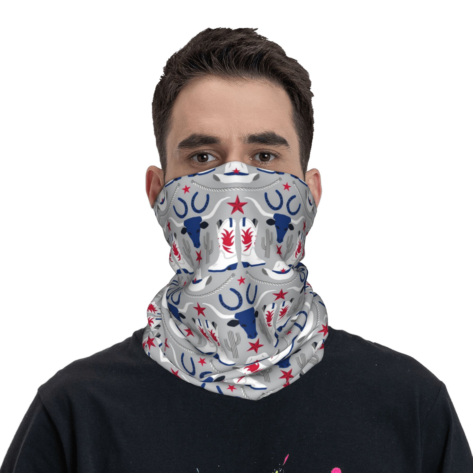 Old Wild West Cowboy Bandana N - Sports Mask Breathable のレビューと価格