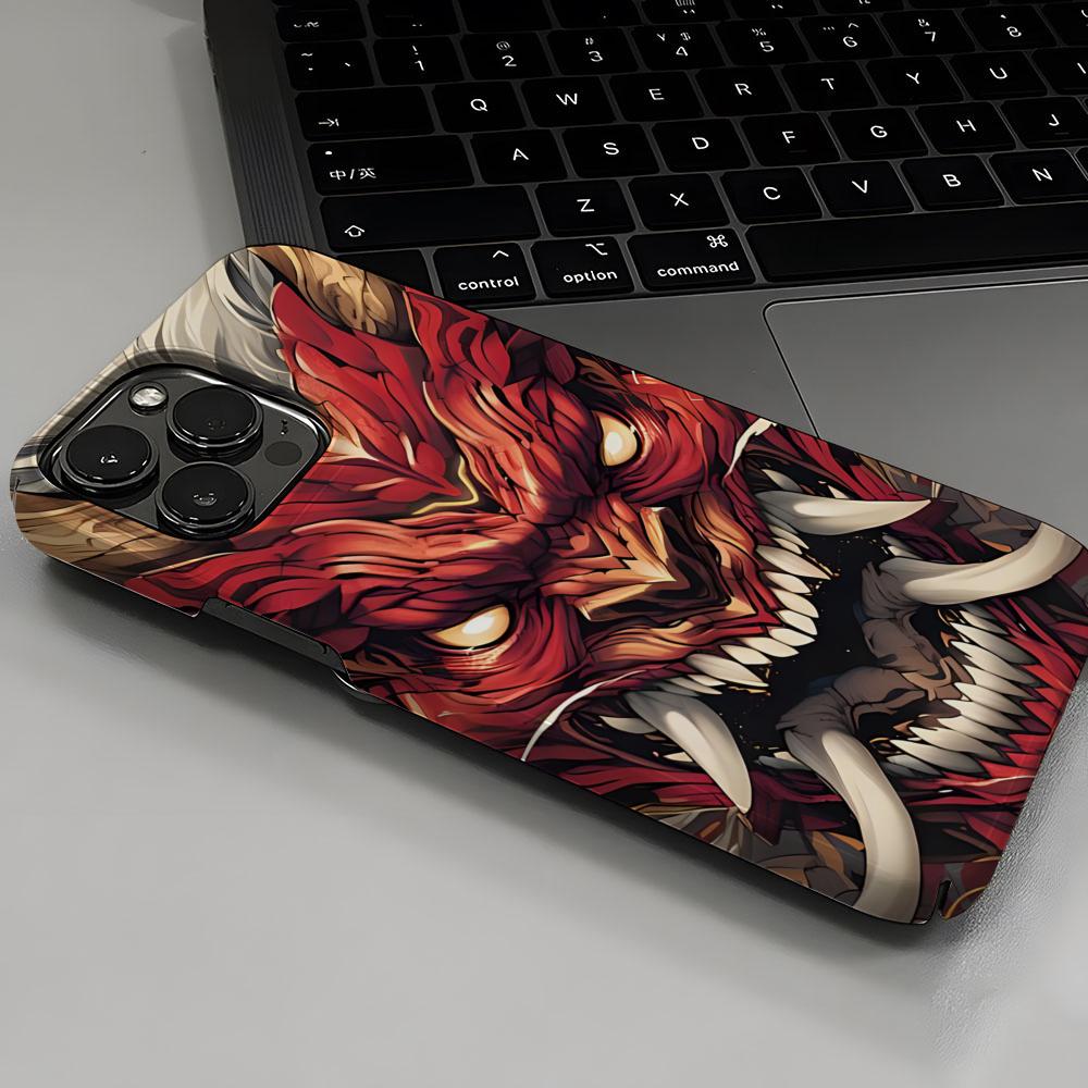 Japanese Samurai Oni Mask Phon - Mask Case Hard Shell のレビューと価格
