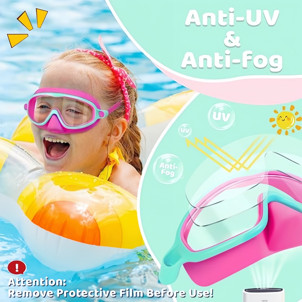 Kids Swim Goggles with Nose Co - Anti Pollution Mask のレビューと価格