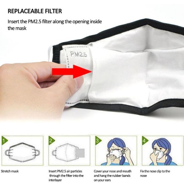 2PCS Mask Filter Element PM2.5 - Pm2.5 Filter Insert のレビューと価格