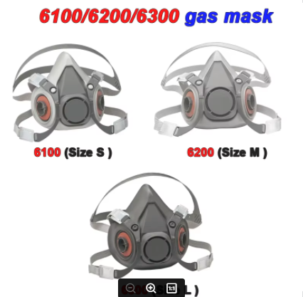M 6100=S/ 6200=M/ 6300 =L resp - Dust Mask Construction のレビューと価格