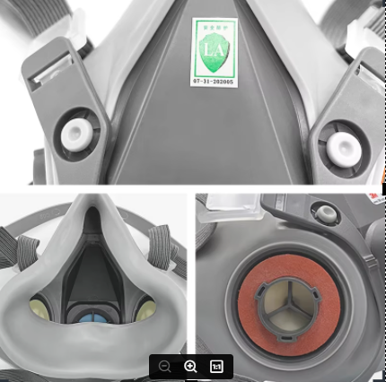 M 6100=S/ 6200=M/ 6300 =L resp - Dust Mask Construction のレビューと価格