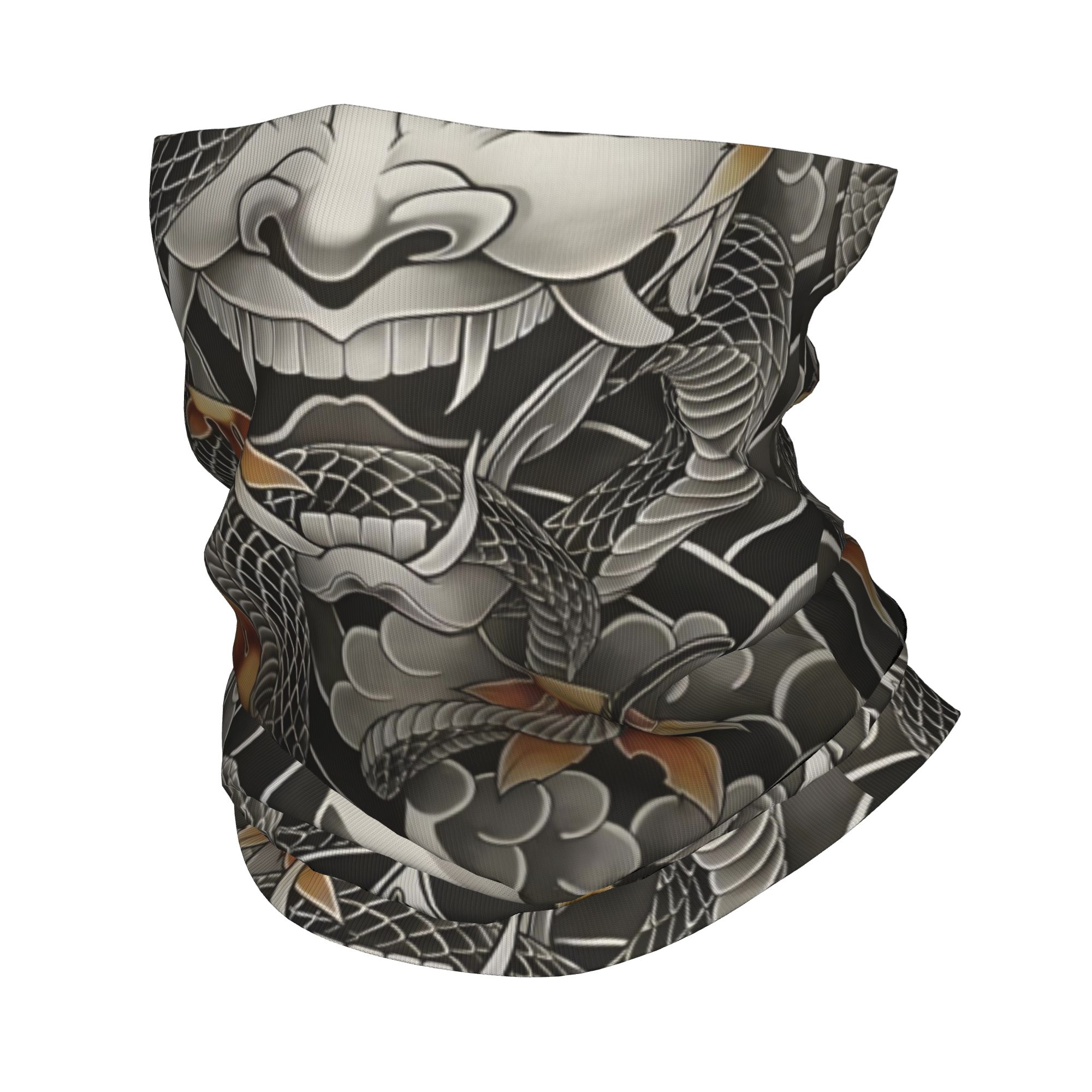 Custom Samurai Oni Demon Banda - Neck Gaiter Face Cover のレビューと価格