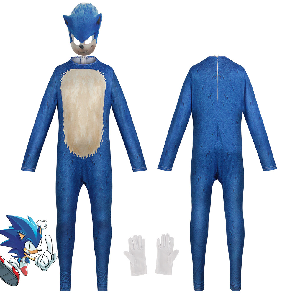 Anime Game Sonic Blue Red Blac - Black Face Mask Pack のレビューと価格