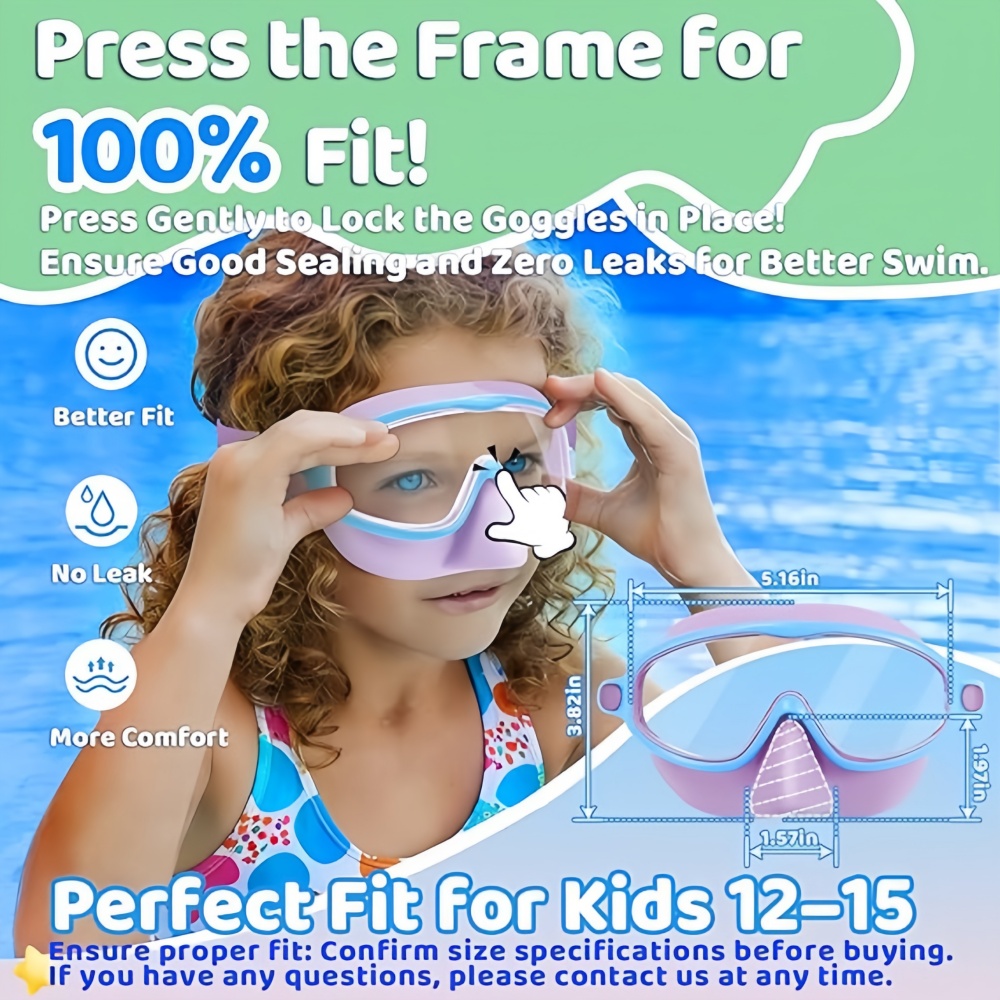 Kids Swimming Goggles with Nos - Anti Pollution Mask のレビューと価格
