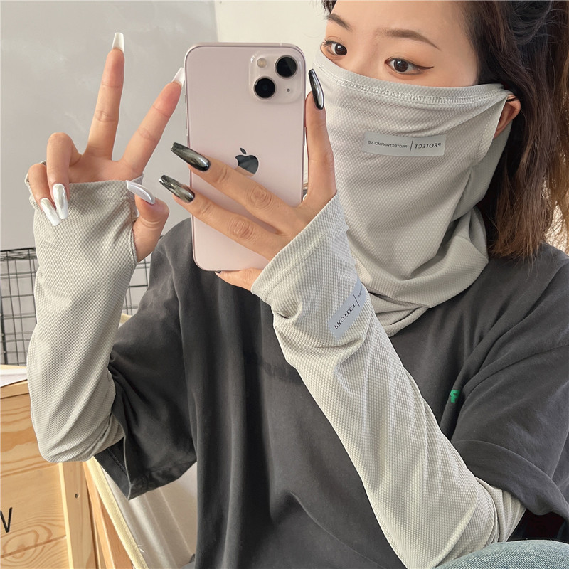 2Pcs Set Sun UV Protection Arm - Sports Mask Breathable のレビューと価格