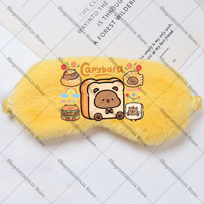 Capybara Girl Cartoon Sleep Ey - Kids Face Mask のレビューと価格