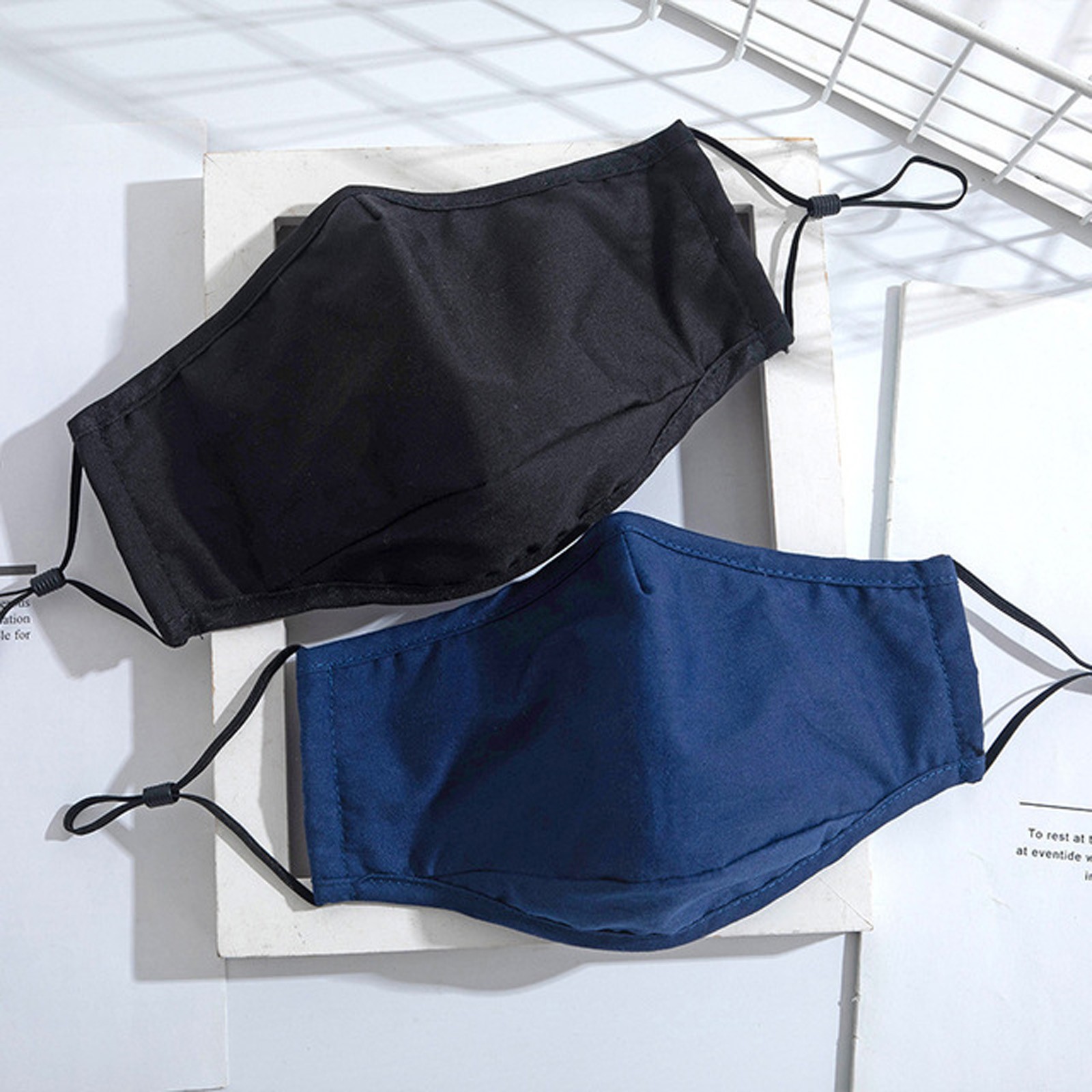 Men and Women Solid Color Faci - Cloth Face Mask Washable のレビューと価格