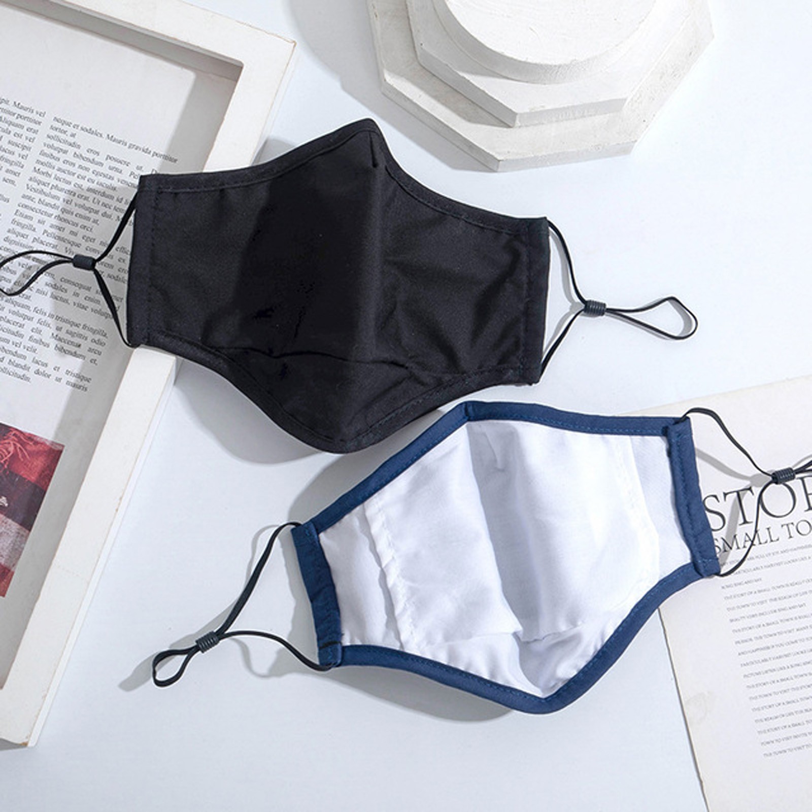 Men and Women Solid Color Faci - Cloth Face Mask Washable のレビューと価格