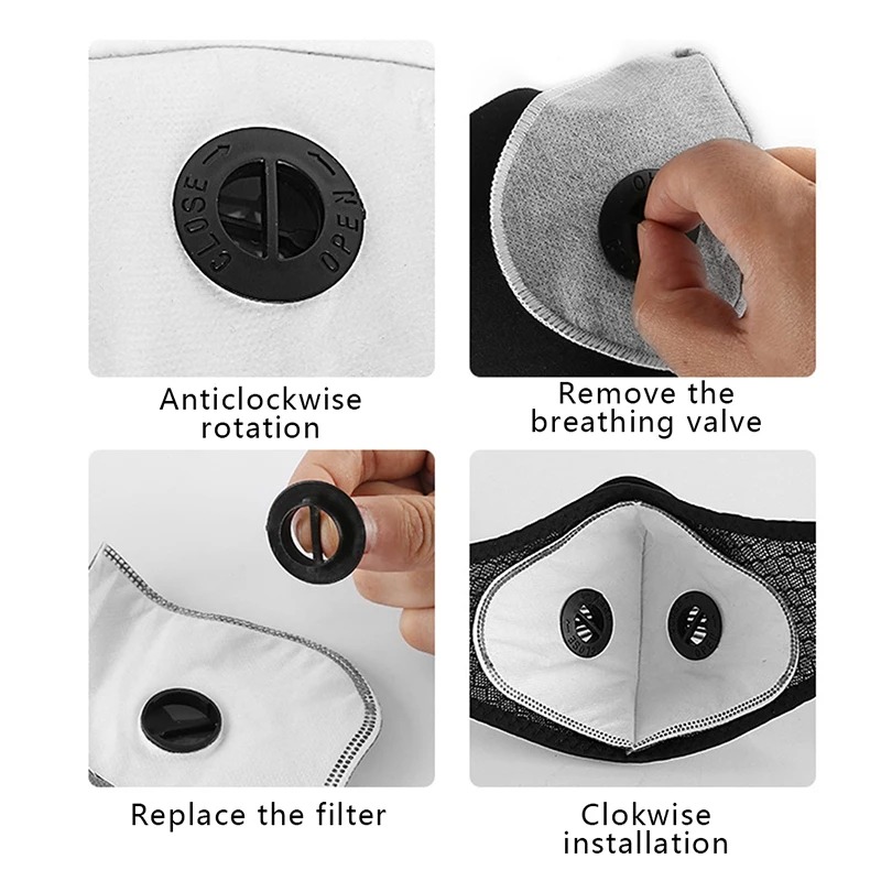 Cycling Dustproof PM2.5 Active - Dust Mask Construction のレビューと価格