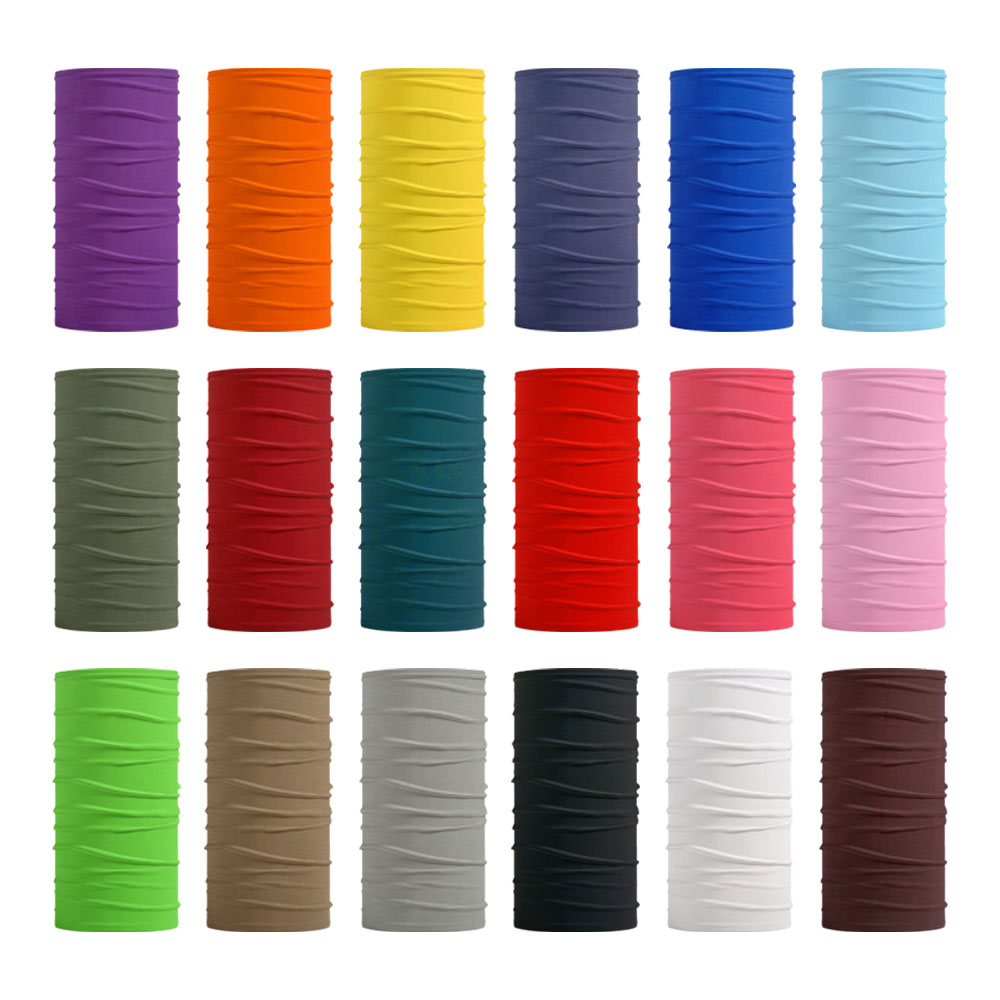 Seamless Solid Color Bandanas  - Neck Gaiter Face Cover のレビューと価格