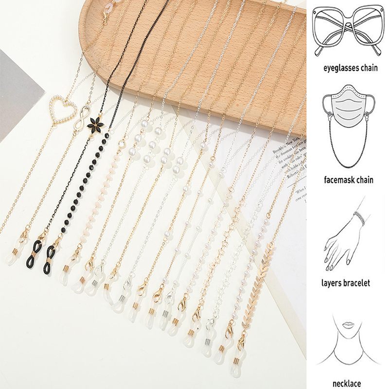 2022 Fashion Glasses Chain for - Mask Chain Holder のレビューと価格