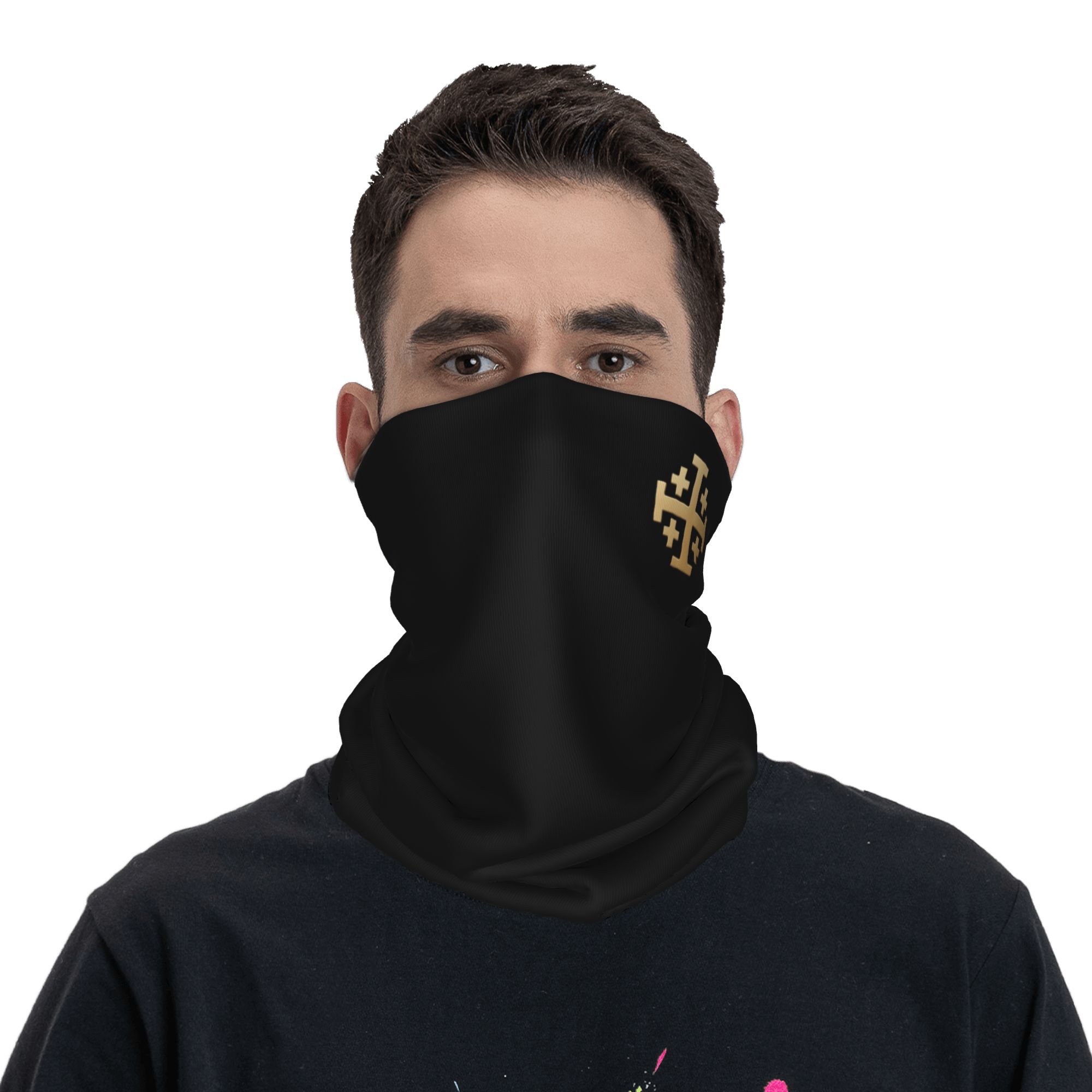 Knight Jerusalem Cross Christi - Neck Gaiter Face Cover のレビューと価格