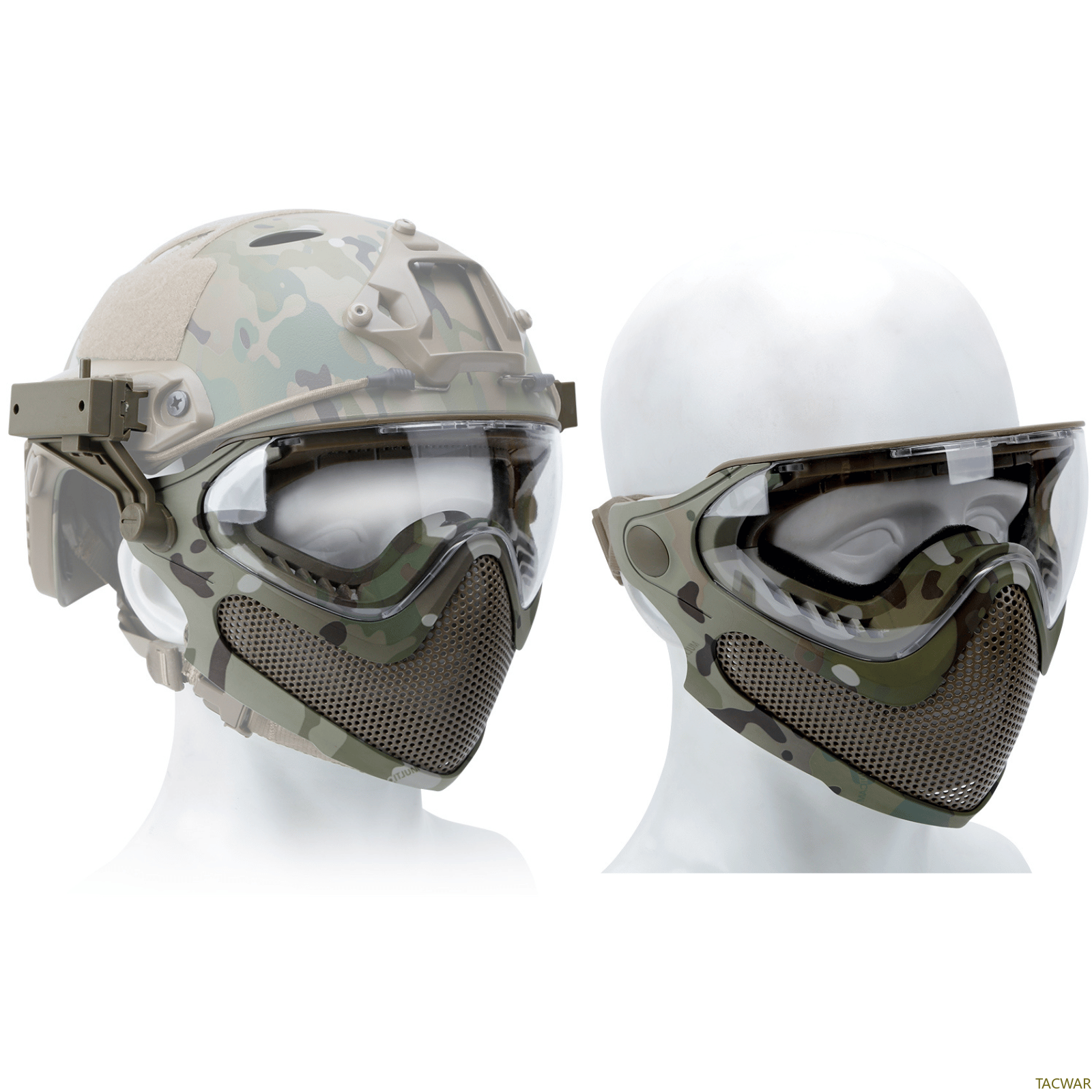 Airsoft Steel Mesh Mask Full F - Anti Pollution Mask のレビューと価格