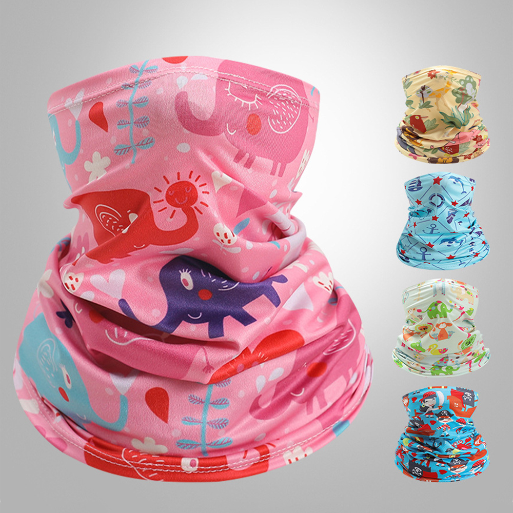 Kids Neck Cover Cute Ice Silk  - Kids Face Mask のレビューと価格
